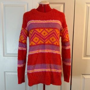 Patterned Sweater by Holiday Lane size S
